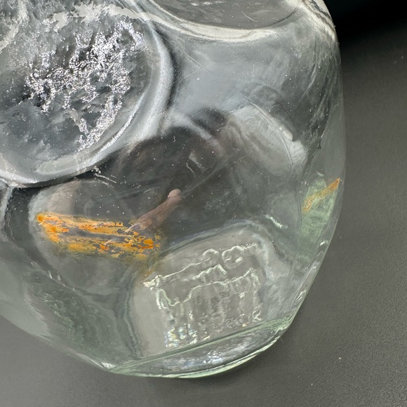 Vintage Belle of Lincoln Clear Glass Etched Jack Daniels Decanter - Picture 6 of 6